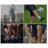 T.O.G. 1X Knee Sleeve Compression Brace Support Sport Joint Pain Arthritis Relief Black and Sliver M view 4