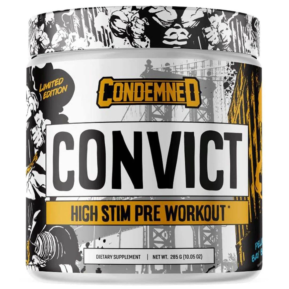 CONDEMNED CONVICT HIGH STIM PRE WORKOUT | 285 g | PELICAN BAY BREEZE