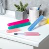 TECHNOVIBES 8-Piece Travel Toothbrush Case Set, Multi-Color, 25cm x 16cm x 2.5cm, Plastic, Zipper Closure, Portable, Breathable, Toothbrush Holder view 2