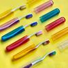TECHNOVIBES 8-Piece Travel Toothbrush Case Set, Multi-Color, 25cm x 16cm x 2.5cm, Plastic, Zipper Closure, Portable, Breathable, Toothbrush Holder view 3