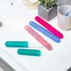 TECHNOVIBES 8-Piece Travel Toothbrush Case Set, Multi-Color, 25cm x 16cm x 2.5cm, Plastic, Zipper Closure, Portable, Breathable, Toothbrush Holder view 4
