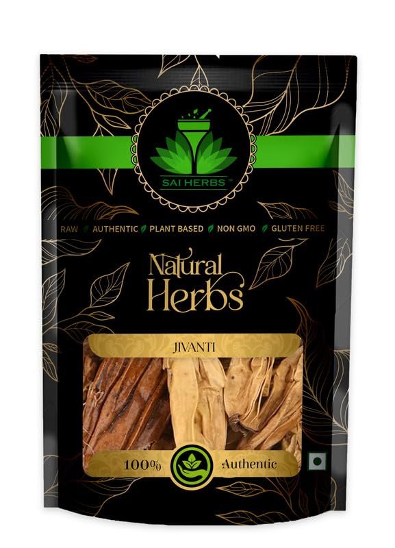 SAI HERBS Jivanti Ayurvedic Raw Herb - Jiwanti Ayurvedic Raw Herb - Jivanthi Ayurvedic Raw Herb - Leptadenia Reticulata - Holostemma Adakodien - Pure & Natural (1 KG)