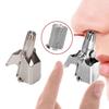 Manual Nose Hair Manual Nose Hair Trimmer, Trimmer Men Makeup Sets Nose Hair Trimmer 360 Rotating R Shaped Round Head Detachable Design for Men view 2