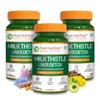 Pure Nutrition Milk Thistle Liver Detox Supplement - 180 Tablets with N-Acetyl L-Cysteine (NAC), Curcumin, Amla & Vitamin C | Supports Liver Health, Fatty Liver Care | Natural Detoxification Formula view 1