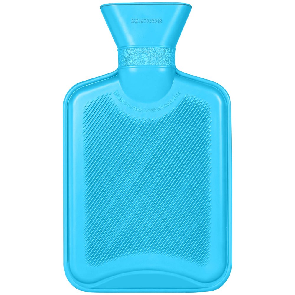 ACWOO Hot Water Bottles, 1L Large Capacity Rubber Hot Water Bottle, Luxury Cosy Hot Water Bag for Hand Feet Warmer, Neck, Shoulder, Women's Special Period Pain Relief