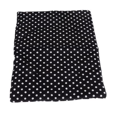 Dog Heating Pad, Long Life Span Heating Pad Cloth 3 Temperature Adjustable Foldable Washable for Furry Friends (White Dot)