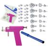 1 Set Professional Steel Stainless Kit with 12 Pairs Steel Ear Studs Pen Painless Body Tool Ear Lips Nose Navel Body view 1