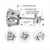 1 Set Professional Steel Stainless Kit with 12 Pairs Steel Ear Studs Pen Painless Body Tool Ear Lips Nose Navel Body view 2