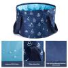 25L Large Collapsible Foot Bath Basin Portable Travel Foot Bath Tub Home Pedi Foot Spa Folg Water Bucket for Soaking Feet Washing Bathtub view 3