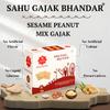 SAHU GAJAK BHANDAR Rajasthani Homemade Traditional Sesame Peanut Gajjak 350g | Pack of 3 | Healthy Snacks | Gajak Sweets | Made with Cow Ghee | No Preservatives or Colors view 3
