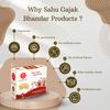 SAHU GAJAK BHANDAR Sesame Peanut Gajjak 350g | Healthy Snacks | Jaggery Sweets | Til Chikki | Gachak | No Added Preservatives | No Artificial Colours | No Artificial Flavours (Pack of 1) view 3