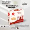 SAHU GAJAK BHANDAR Sesame Peanut Chikki Bar 400g | No Added Preservatives and Colours | Jaggery Snacks | Til Groundnut Ki Chikkis | Indian Sweets and Snacks view 3