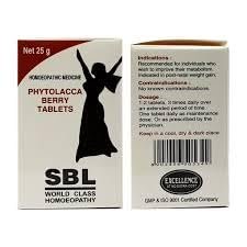 SBL's Phytolacca Berry - 25 Gm |Pack Of 3|, Tablet