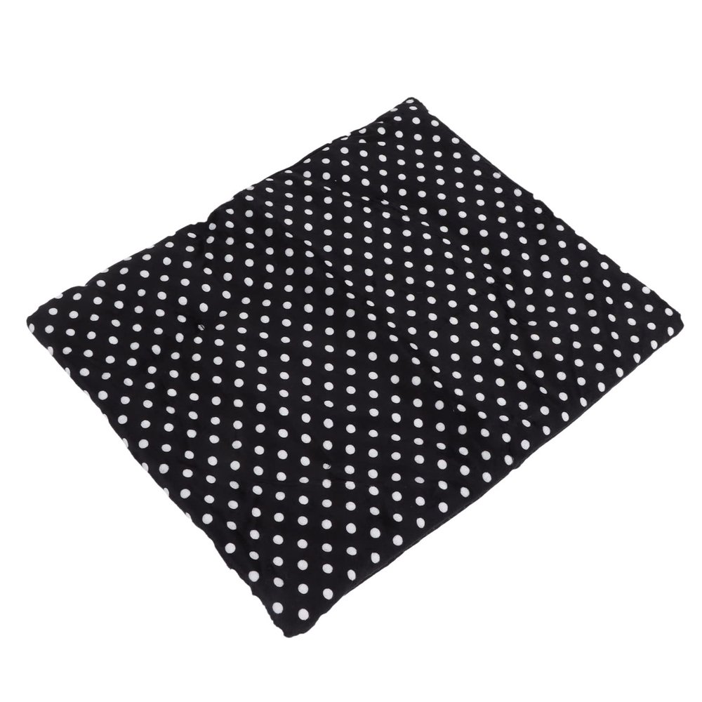 Dog Heating Pad, 3 Temperature Adjustable 37 X 47cm Heating Pad Washable Cloth for Furry Friends (White Dot)