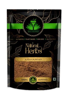 SAI HERBS Katha Herbal Medicine - Acacia Catechu Herbal Medicine - Pure & Natural (1 KG)