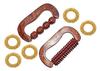 AB CRAFT wooden hand set Acupressure Reflexology Tools for Stress Finger Ring Back Body Pain Relief Massager view 1