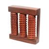 AB CRAFT Wooden Easy-to-use & carry triple roller Single Foot Massager- Stress Relief- Acupressure (6x6x2) In view 2