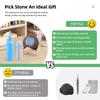 80ml Blue Pick Stone Set to Relieve Mental Volcanic Stone Stress Relief Tool for Adults with Anxiety view 3