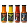NAAGIN - Indian Hot Chilli Spicy Sauce - The Original, Kantha Bomb, Smoky Bhoot & The 65, Bottle (230gm Each, Pack of 4) view 1