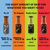 NAAGIN - Indian Hot Chilli Spicy Sauce - The Original, Kantha Bomb, Smoky Bhoot & The 65, Bottle (230gm Each, Pack of 4) view 3