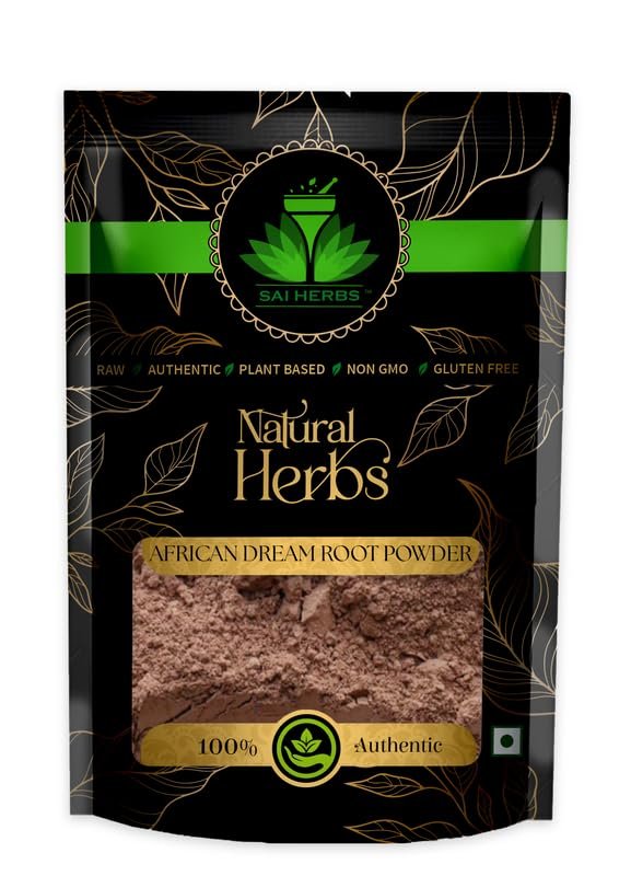 SAI HERBS African Dream Root Herbal Powder - Silene Capensis Root Herbal Powder - Stamina - For Muscles - Fitness - For Skin & Hair Pure & Natural (100 Grams)