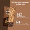 Nutrispell Double Chocolate Oats Cookies, High protein High fibre Biscuits, No Maida, No sugar, No preservatives, Oats & Jaggery Cookies, 150g view 3