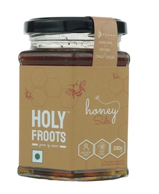 HOLYFROOTS Raw Sidr Honey, | 100% Raw, Natural, Single Origin | No Sugar Adulteration (330g) Pack of -1