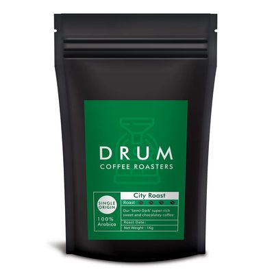1 kg Medium Roast Coffee Beans | Drum Coffee Roasters | 100% Arabica Single Origin Beans | For Delicious Espresso and Milk based Coffees