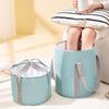 CALANDIS Foldable Basin Washbasin with Handle Bath Bag Foot Soaking Bag for Gardening Blue view 1