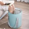 CALANDIS Foldable Basin Washbasin with Handle Bath Bag Foot Soaking Bag for Gardening Blue view 2