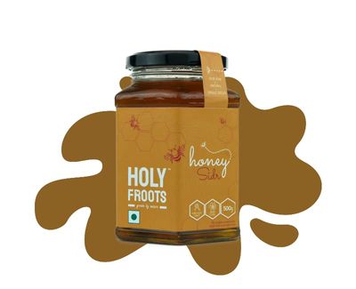 Holyfroots Raw Sidr Honey, | 100% Raw, Natural, Single Origin | No Sugar Adulteration (500g)