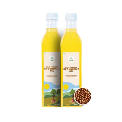 Janadhanya Organic Cold Pressed Groundnut Oil (500x2) (2)