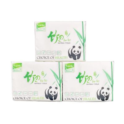Orange 3 Ply Bamboo Pulp Facial Tissues - Soft Pack, Car Refill, Face Towels, Travel Size - 70 Pulls per Pack (Box of 3)