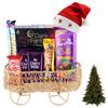 SFU E Com Buggy Basket Gift with Silk Roast Almond| Premium Christmas Chocolate Gift Hamper | 658 view 1