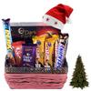 SFU E Com Chocolates with Basket Gift | Premium Christmas Chocolate Gift Hamper | Christmas Cap & Christmas Tree | 687 view 1