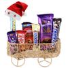 SFU E Com Almond Chocolate with Peanut Chocolates| Premium Christmas Chocolate Gift Hamper | Chocolate Gift with Christmas Cap | 677 view 1