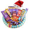 SFU E Com Designer Tray Loaded with Chocolates| Premium Christmas Chocolate Gift Hamper | Chocolate Gift with Christmas Cap | 538 view 1