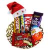 SFU E Com Delectabale Chocolate Gift Hamper| Premium Christmas Chocolate Gift Hamper | Chocolate Gift with Christmas Cap | 151 view 1