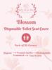 Blossom Disposable Toilet Seat Cover, Toilet Paper Pad Portable Seat Cover Fold Toilet Cover Dispensers for Public Toilet, Easy to Dispose & Eco-Friendly(Pack of 20) view 1