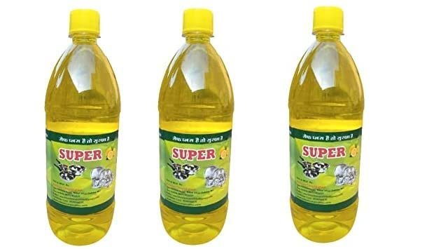 SAFE PLUS Dishwash Concentrate Lemon Extra Strong Formula 1 Drop Powerful Gel Premium Dishwash Gel Lemon 1 Ltr PACK OF 3