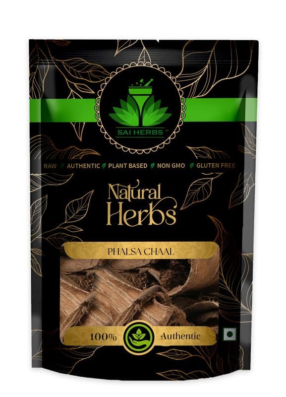 SAI HERBS Phalsa Chaal Ayurvedic Raw Herb - Falsa Chhal Ayurvedic Raw Herb - Grewia Asiatica Ayurvedic Raw Herb - Pure & Natural (500 Grams)