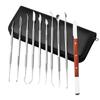 Qingyuan Stainl Steel Wax Carvers Set nded Wax Carver with Storage Case 10pcs Dental Waxing Tool Kit view 1