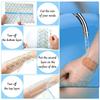 Anzailala Transparent Stretch Adhesive Bandage Clear Waterproof Bandages Dressing Tape for Shower Tattoos(8 cm * 5 m) view 2