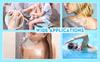 Anzailala Transparent Stretch Adhesive Bandage Clear Waterproof Bandages Dressing Tape for Shower Tattoos(8 cm * 5 m) view 3
