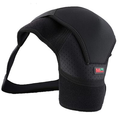 1pcs Single Left/Right Shoulder Sports Pain Relief Shoulder Support Brace Adjustable Wrap Belt Band Gym Brace Pads Huaishu