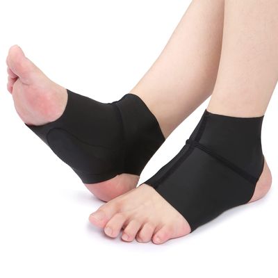 1 Pair Arch Support Brace with Gel Ankle Protector Flat Foot Socks with Gel rts Insole Cushion for Ankle Arch Pain Relief Huaishu