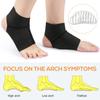 1 Pair Arch Support Brace with Gel Ankle Protector Flat Foot Socks with Gel rts Insole Cushion for Ankle Arch Pain Relief Huaishu view 4