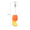Adore Dino Brush Toddler Manual Toothbrush Comfortable To Use Deep Cleaning Dense Bristle Animal Design Funny Children Toothbrush For Home (Pink), 1 count view 2