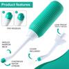 Peri Bottle for Postpartum Essentials 17 oz, Feminine Care, Travel Bidet Portable Bidet with 2 Food Grade Silicone Nozzles, Travel Bag, Cleaning Brush, 450 ml Large Capacity view 4