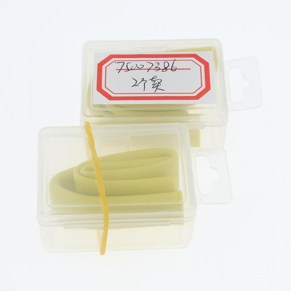 CALANDIS 2Pcs Silicone Flexible Reusable Straight Bendy Drinking Straws Yellow